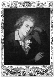 Friedrich Schiller, German poet, philosopher, historian, and dramatist by Unbekannt