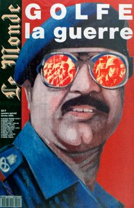 Front cover of Le Monde, February 1991