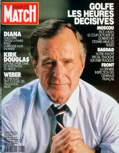 Front Cover of Paris Match, February 1991