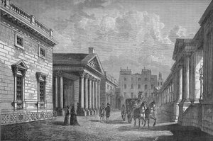 Front of Carlton House, Westminster, London