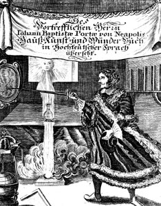 Frontispiece of Magia Naturalis by Johannes Baptista della Porta by Unbekannt