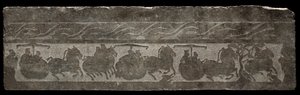 Funerary Relief with Chariot Procession by Unbekannt