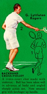 G. Lyttleton Rogers - Backhand Cross-Volley