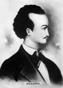 Gabriel de la Concepción Valdés [Plácido], 1809-1844, Cuban poet