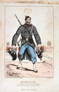 Garde Mobile de la Seine, Siege of Paris by Unbekannt