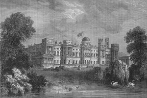 Garden front of Buckingham Palace, Westminster, London, c1875-1878