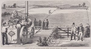 Garrett & Sons Double-Cylinder Steam Ploughing Engine and Tackle by Unbekannt