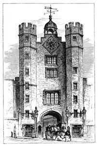Gateway to St Jamess Palace, London