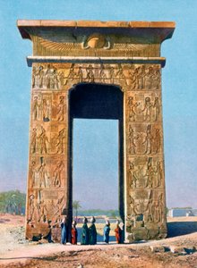 Gateway to the Temple complex of Karnak, Luxor, Egypt, 20th century