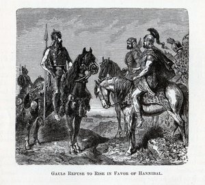 Gauls Refuse to Rise in Favor of Hannibal, 1882 by Unbekannt