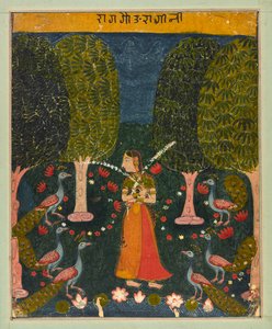 Gauri Ragini, folio from a Ragamala by Unbekannt