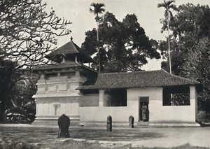 Gedige Vihara, Kandy Example of a Buddhist Temple in the Style of a Hindu Shrine, Dewale