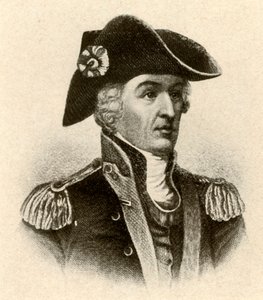 General Francis Marion, in coat with high collar and waistcoat by Unbekannt