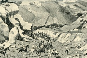General Roberts Attacked by Ghilzais in the Shutargardan Pass, September 27, 1879