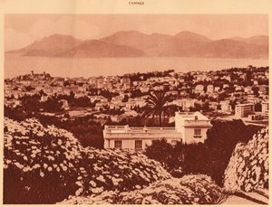 General View Taken from Pezou, Cannes, 1930 by Unbekannt
