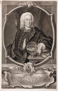 Georg Wolfgang Krafft, German mathematician by Unbekannt