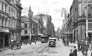 George Street, Sydney, Australia, c1900s