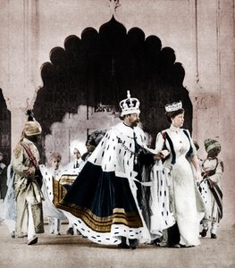 George V and Queen Mary in Delhi, India, 1911