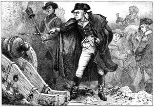 George Washington at the siege of Yorktown, Virginia