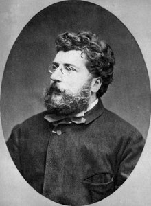 Georges Bizet, French composer, 1874 by Unbekannt