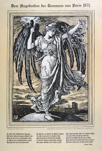 German allegory of the Paris Commune by Unbekannt