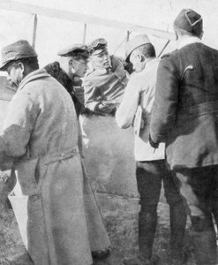 German aviators shot down by French ace Jean Navarre, 1916