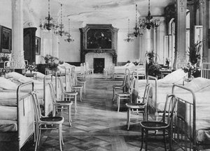 German hospital dormitory for soldiers, Frankfurt am Main, Germany, World War I
