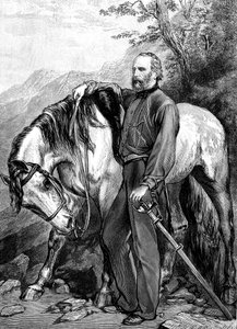 Giuseppe Garibaldi, Italian Patriot and Soldier of the Risorgimento by Unbekannt