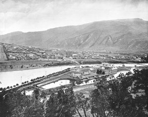 Glenwood Springs and Bath-House, Colorado, USA, c1900