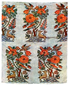 Gold and silver brocade from Isfahan, Iran, early 17th century by Unbekannt
