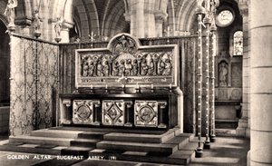 Golden Altar, Buckfast Abbey, 20th Century by Unbekannt