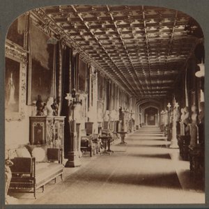 Grand Corridor, Windsor Castle, England, c1910 by Unbekannt