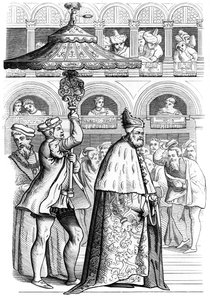 Grand procession of the Doge, Venice, Italy, 16th century by Unbekannt
