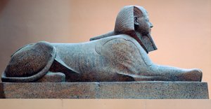 Granite Sphinx of Hatshepsut, Reign of Hatshepsut, Egyptian, 18th Dynasty by Unbekannt