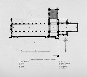 Ground Plan of Jedburgh Abbey