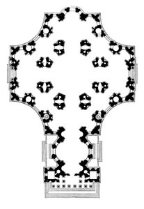 Ground plan of St Paul