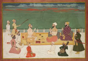 Group Portrait of Rajas Surrounded by the Courtly Retinue