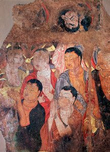 Group of Monks and Bodhisattvas