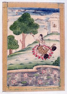 Gujari Ragini, Ragamala Album, School of Rajasthan by Unbekannt