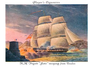 H.M. Frigate Juno escaping from Toulon, 1936 by Unbekannt