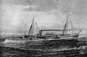 HM Torpedo Gun Boat Rattlesnake, 1887 by Unbekannt