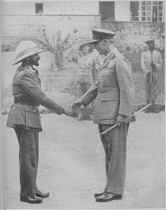 Haile Selassie and General Cunningham, 1941 by Unbekannt