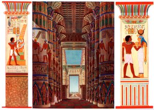 Hall of Columns in the Great Temple of Karnak, Egypt by Unbekannt
