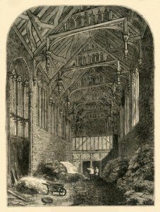 Hall of Eltham Palace in 1835, c1878