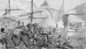 Harbour of Balaklava. The Landing Place
