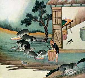 He Sent Him into His Fields to Feed Swine, 1899
