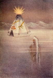 He described a great teepee by Unbekannt