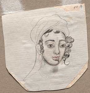 Head of a Young Man by Unbekannt