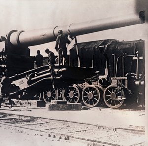Heavy Artillery on a Train