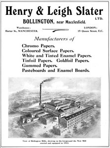 Henry & Leigh Slater Ltd. - Advert